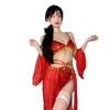 Sexy Lingerie Sexy Hanfu Belly Pocket Uniform Free of Temptation Antique Exotic Dancer Suit Couple Flirting