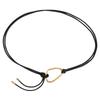 Women's knotted pu leather rope decorative dress classyfashionfashion thin waist chain