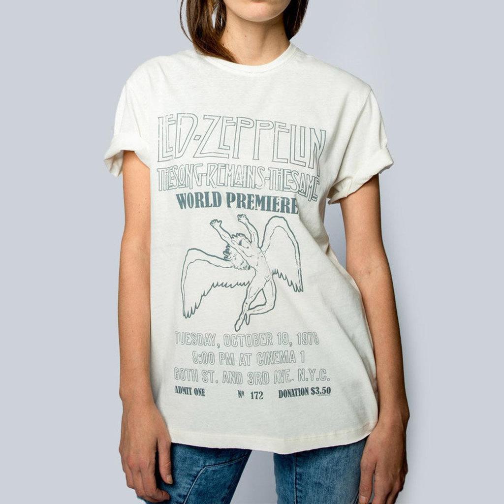 Amplified Unisex Adult The Song Remains The Same Led Zeppelin T-Shirt