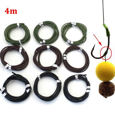 Háčik na lov kaprov 4 m Silikónová trubica Hadička na náväzec proti zamotaniu pre bezpečnosť Príslušenstvo k systému olovnice Príslušenstvo k háčiku na náčinie Objímka proti zamotaniu