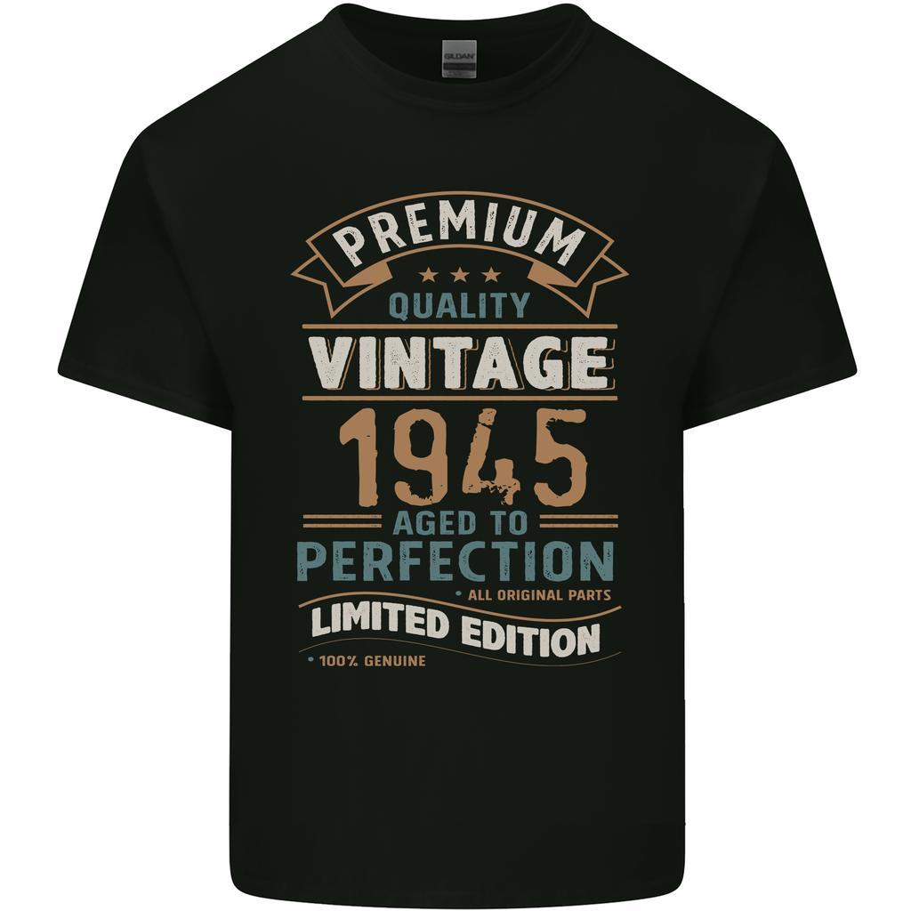 Premium Vintage 81st Birthday 1945 Unisexs Light Cotton TShirt