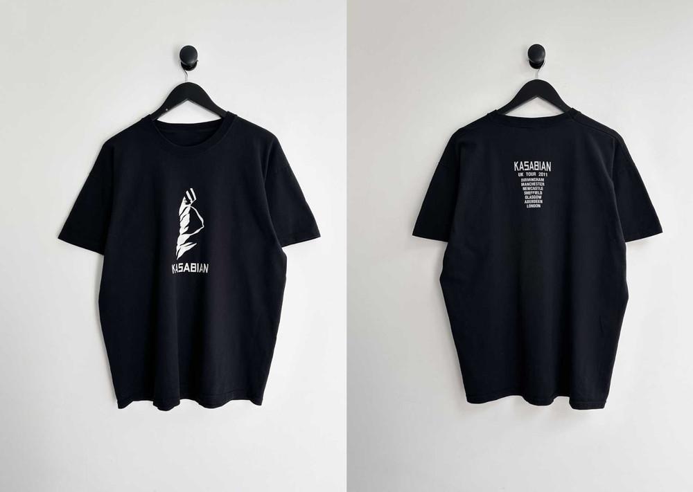 

2 Sides Kasabian 2011 UK Tour Band Tee Black Cotton S5XL Shirt T143 Unisex T-Shirt XL