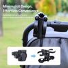 Double Cup Stroller Cup Holder Foldable Drink Rack Pushchair Bottle Organizer  Parent Use