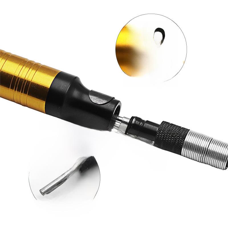 Crane Grinder Handle Accessories: Electric Drill/Grinder Chuck & Soft Shaft Tool (0.3-4mm/6.5mm)
