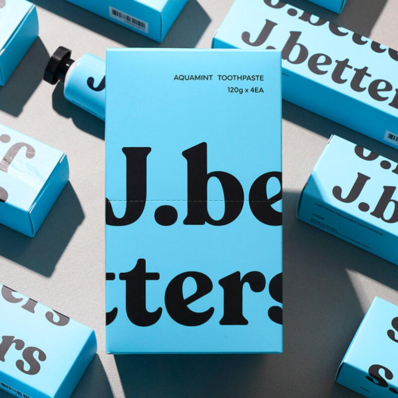 J.BETTERS Aquamint Toothpaste 120g X 4 (1 Set)