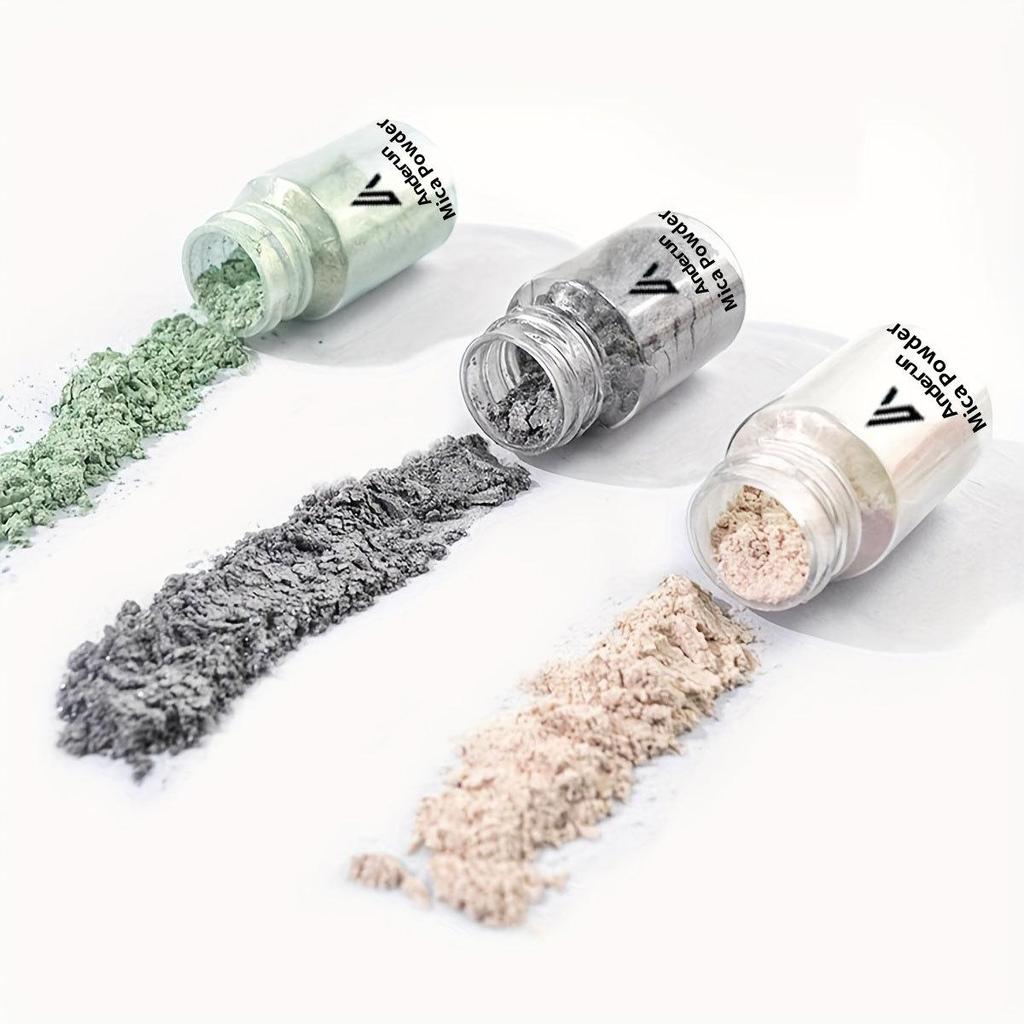 Glimmer-Perlenpulver für DIY-Epoxidharz, Meerjungfrauen-Schleim und Glitzer-Bastelarbeiten