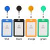 Fashion Wallets Hard Plastic ID Card Badge Holder Retractable Badge Holder Protector Cover Card Sleeve