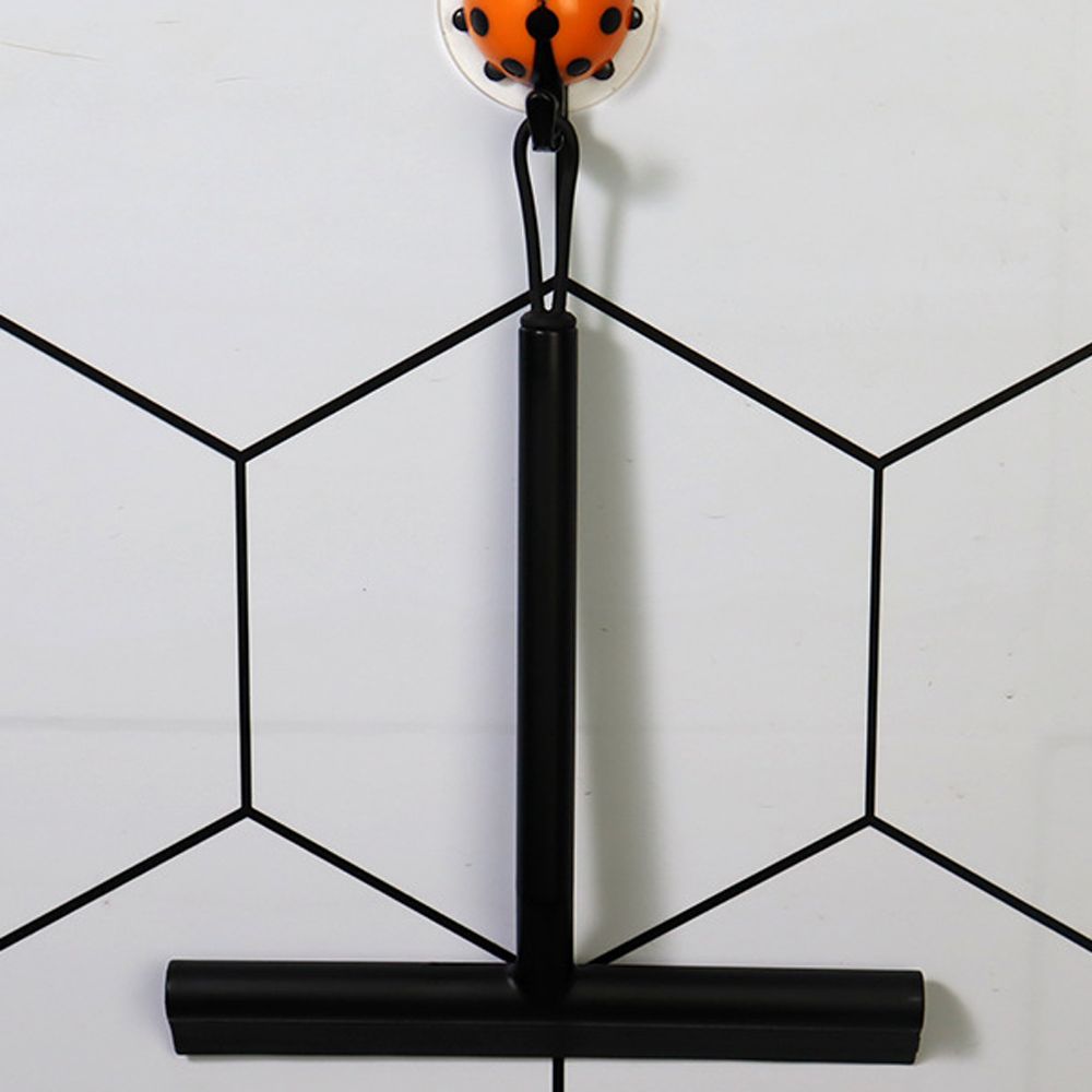 Widely Used Silicone Shower Squeegee Scraper Plastic Soft Glass Clean Scraper Cleaning Black Washing Wiper Bathroom