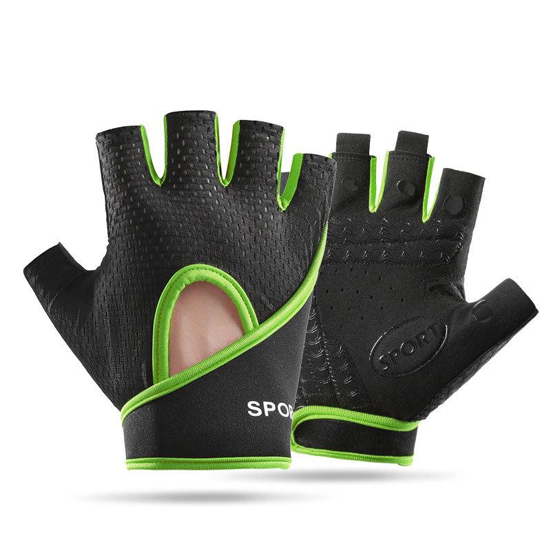 

Fitness gloves half finger men s equipment training breathable wear-resistant non-slip spinning cycling exercise women s yoga sports gloves XL