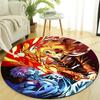 1pc Akaza  Print Round Carpet Chair Round Carpet Suitable for Bedroom Living Room Home Decorative Carpet