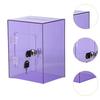 Acrylic Money Saving Box Lockable Coin Storage Box with Keys Large Capacity