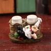 Retro American Country Chef Seasoning Jar - Stylish Home or Cafe Decoration Ornament