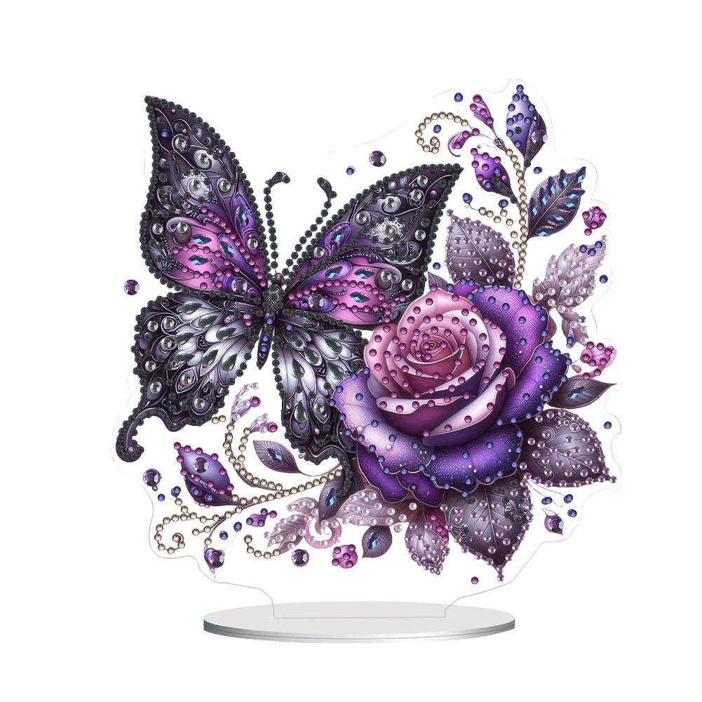 2D Flat Halloween DIY Diamond Painting Desktop Ornaments Kit Diamond Painting Desktop Decorations for Home Office Desktop Decor