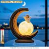 Bohemian Angel And Moon Office Decor Exquisite Peaceful Atmosphere Easter Birthday Suitable for 11 Festivals Home Decoration