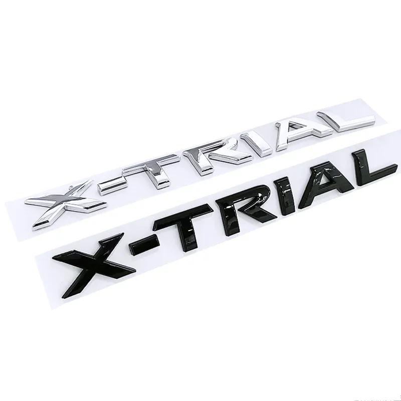 Fashion Modified Badge ABS for Nissan X TRIAL Car Rear Trunk Body Side Emblem Letter Sticker Styling Modification Accessories