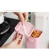 Homeware Creative Wheat Straw Soup Cup Microwaveable Square Buckle Sealed Soup Can Holiday Gift Food Sealed Can