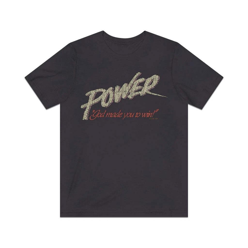 

Power - God Made You to Win! 1991 Vintage Men s T shirt 4XL