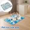 Pet Cooling Mat Cat Cooling Mat And Sleeping Pad For Pets Summer Cool Pads Blanket Washable Ice Silk Breathable Mat Pet Supplies