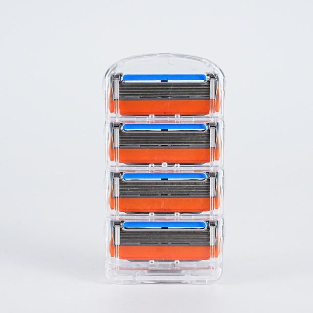 In-Stock Men's 5-Layer Manual Shaving Razor Blades