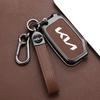 Zinc Alloy Leather Car Key Case Cover For Kia Ceed 2023 CD Forte 2018 2019 2021 Cerato 2019 K3 Gt Seltos Sportage 2020 Sorento