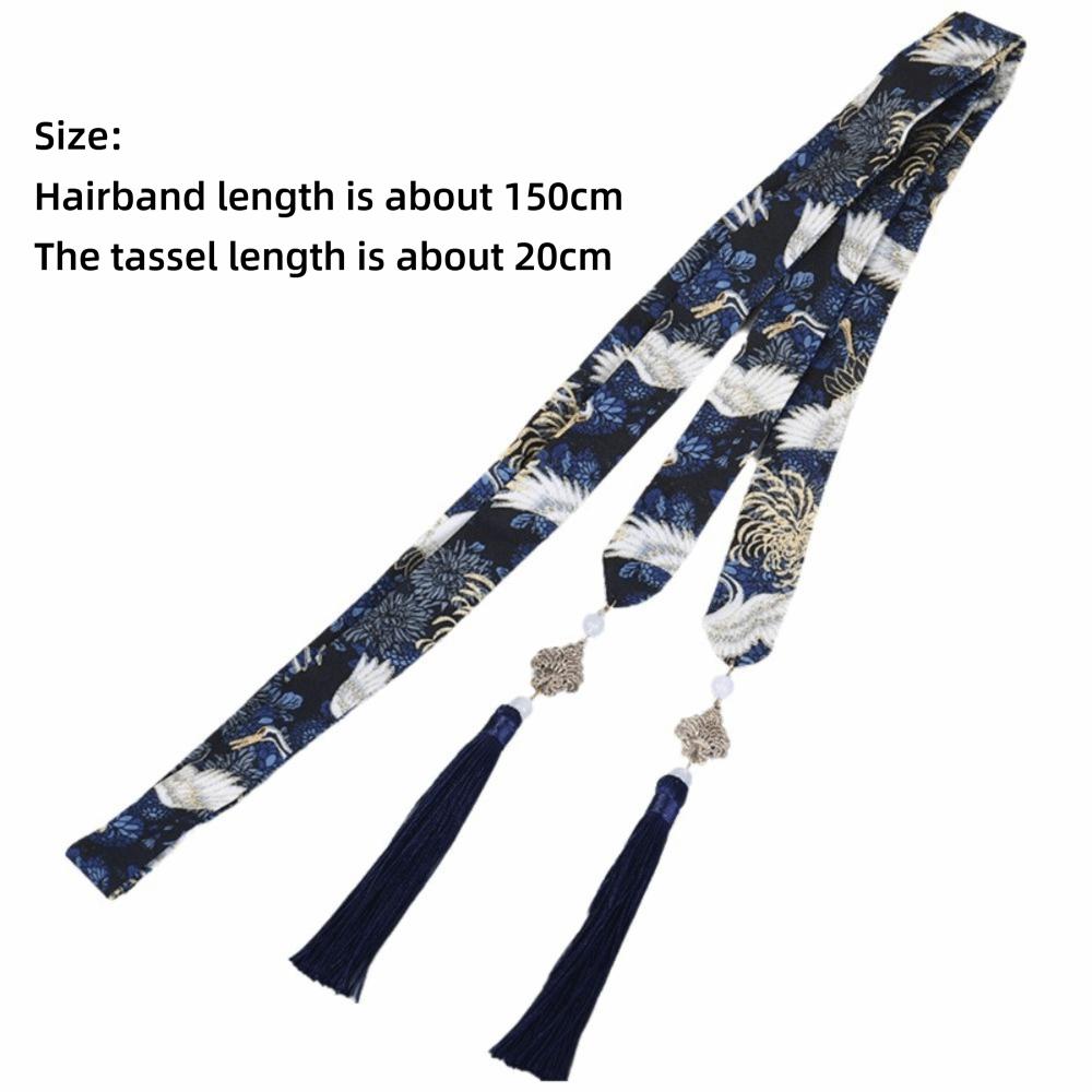 Chinese Hanfu Hair Bands Long Hair Straps Retro Style Hair Ribbons Hair Ornament Braided Hair