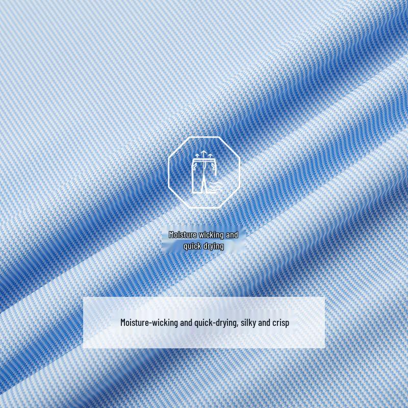 JOEONE Men's Slim Fit Short Sleeve Business Casual Shirt