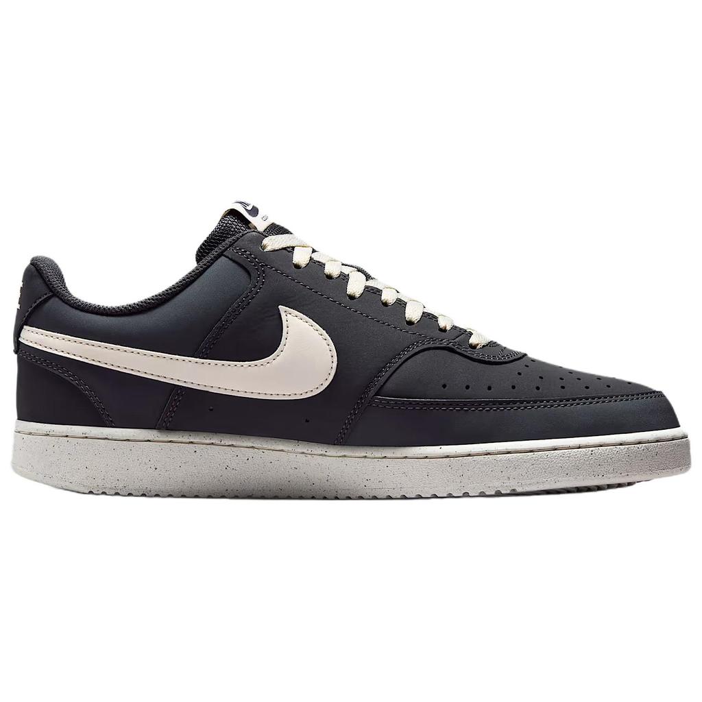Nike Court Vision Low Premium Men Coal Black Light Ivory White HV8139-003