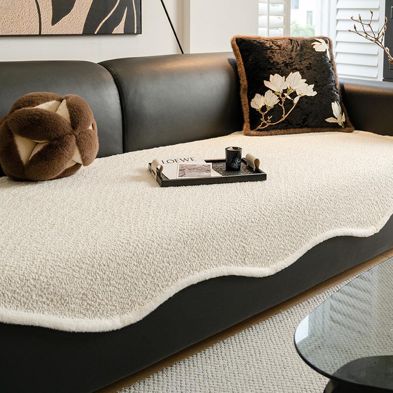 

Premium Sofa Cushion Four-Season Universal Seat Cushion Non-Slip Leather Sofa Cover New Straight Sofa Seat Cushion 90*90cm