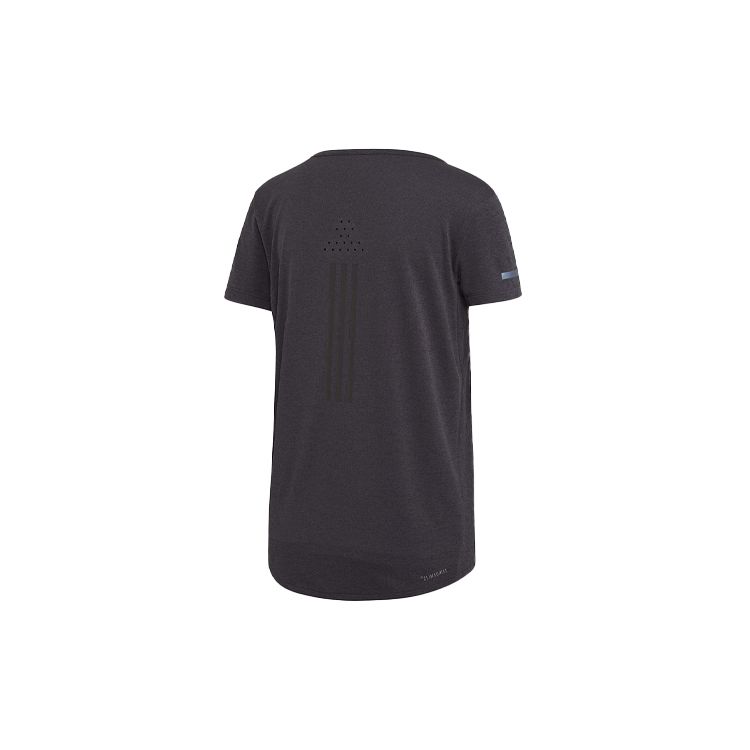 Adidas Training Sports Round Neck Short-Sleeve T-Shirt Women Tops Ice-Metal-Black EI6380