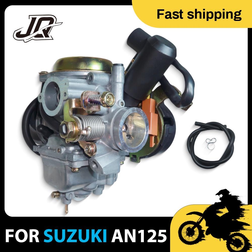 

Для Suzuki MIKUNI AN125 ZY125 HS125T HJ125T QS125T-3 QS150T PD26 BS26 125cc 13200-37G10 Карбюратор для скутера AN125 Карбюратор для мотоцикла For MIKUNI AN125