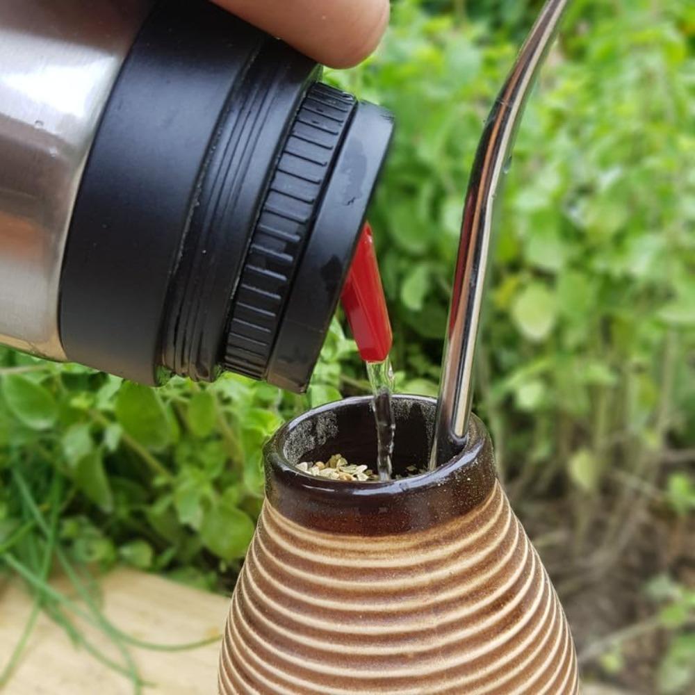 Stainless Steel Vacuum Flask Double Wall Thermal Cup Portable Yerba Mate Thermos Bottle Coffee