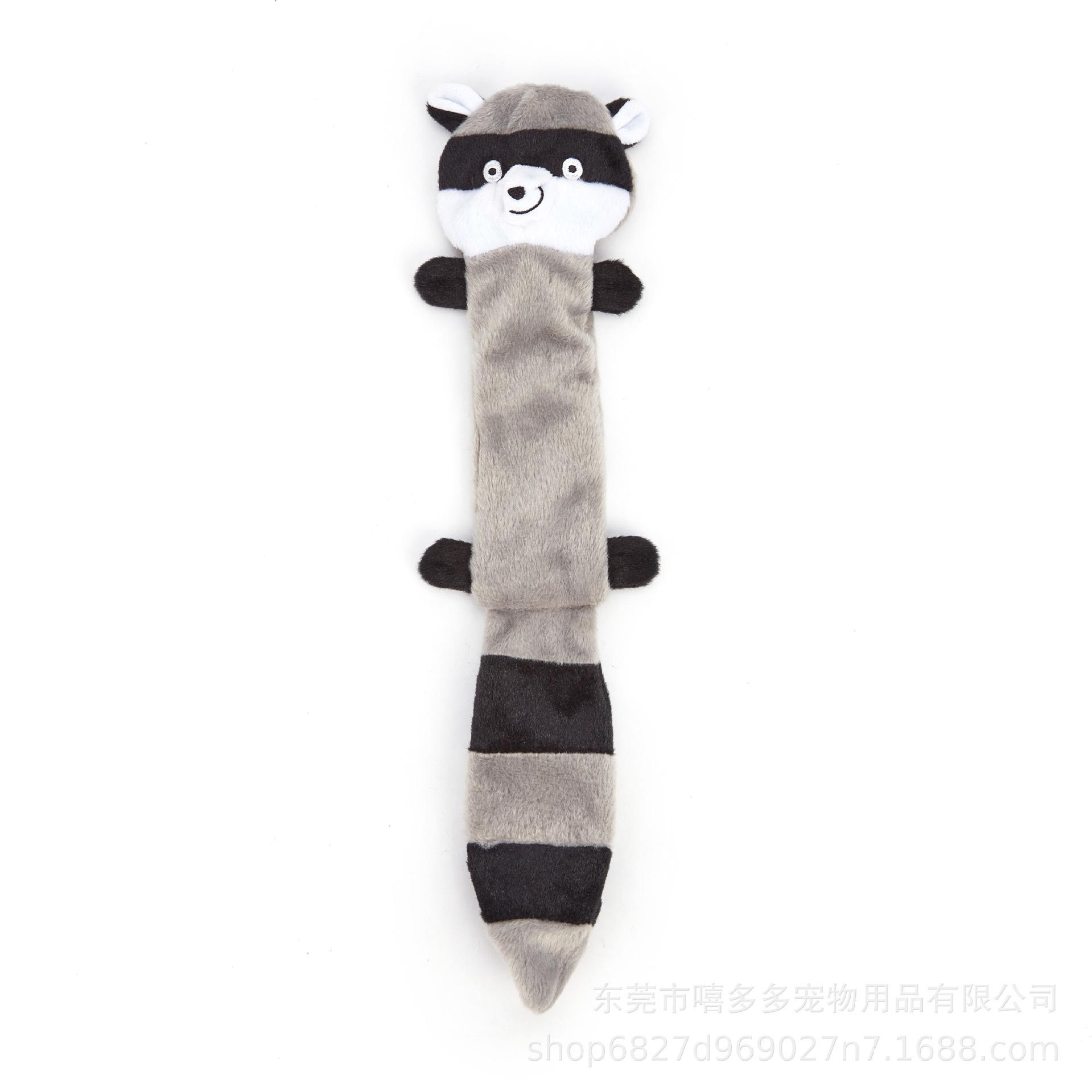 

Pet Puppy Supplies Squirrel Dog Plush Chew Toy Bite Resistant Sound Interactive Squeaky Indestructible dogs Toys Soft Rattles серый