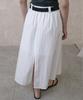 SIGREAT Drape Wrap Skirt_White