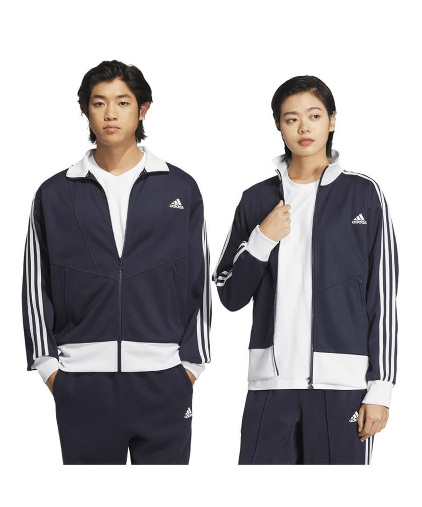 Adidas Pack Track Legend Ink Size 3-Stripes Loose-Fit Jacket, JUH41, Men's (IX2723), J/S