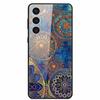 Tempered Glass Case For Samsung S23 Plus 5G Cover Galaxy S 23 Space Hard Back Coque For Samsung S23 Ultra S23+ Bumpers Funda Cat