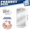 BHBL 30 Pcs 304 Stainless Steel Metal Engraving Blanks for DIY Gifts, Dog Tags, and More