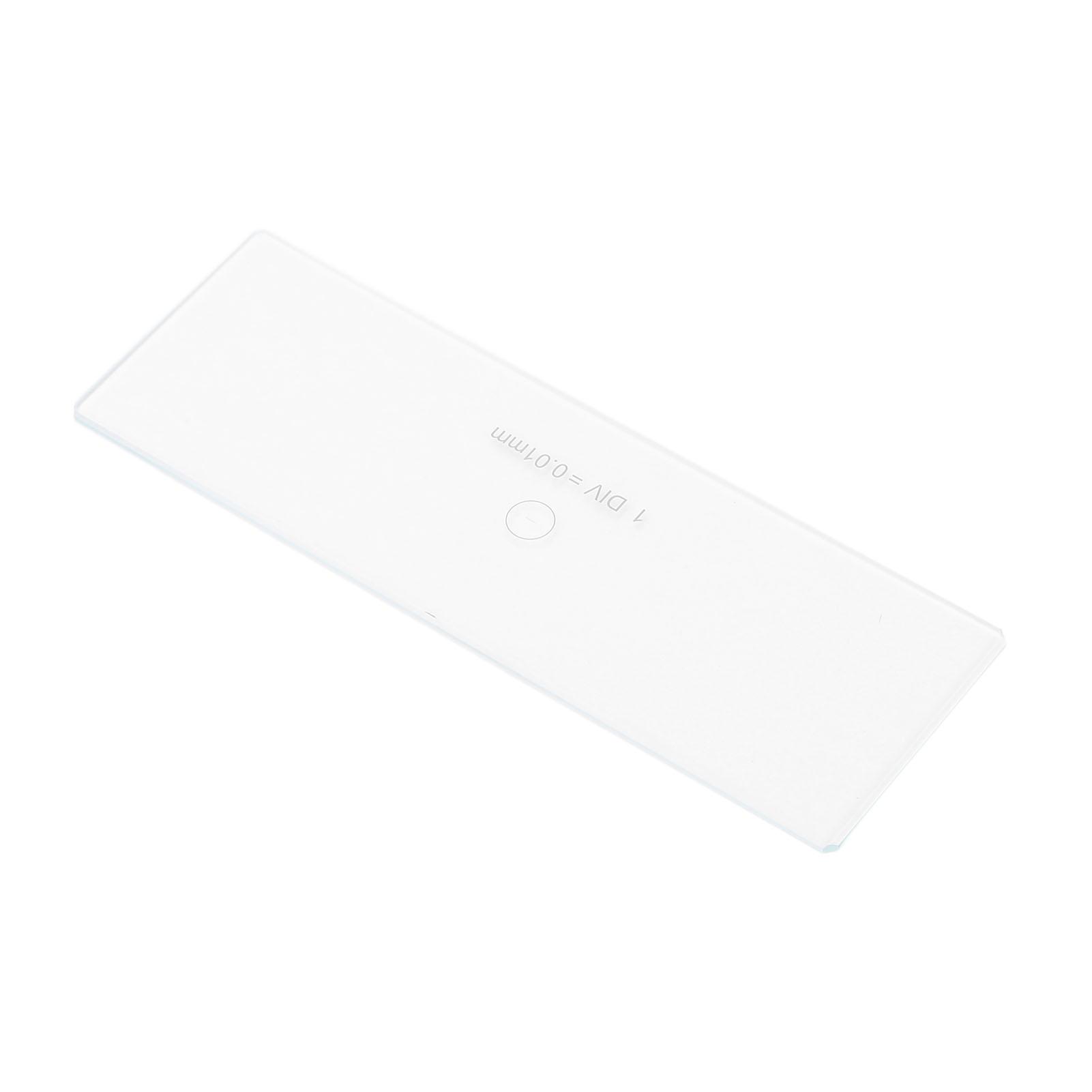 0.01mm Dot Crosshair Microscope Camera Slide Multifunction Plate Reticle Accurate Calibration Ruler Stage Micrometer SiO2