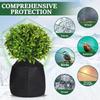 Winter Plant Pot Cover Winter Flower Pot Cover with Freeze Protection Cold Weather Trees Jacket Breathable Pot Protectors
