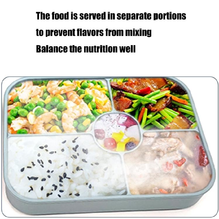 5 Zone Silicone Meal Preps Box With Dedicated Condiment Holders Freezers To Microwave Convenience For Daily Use