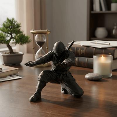 3D Printing Ninja Ornaments Creative Multi-functional Warrior Ornaments Decorations Figurines Office Desk Decoration Gift