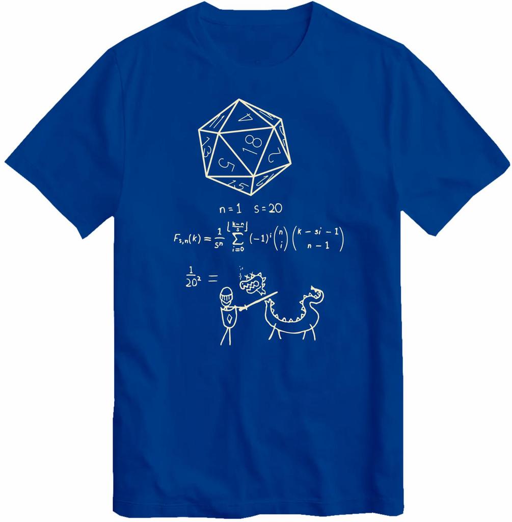 Funny The Science of 20 Sided Dice DnD D20 Meme T Shirts Meme Gen Z Alpha Tee Women Unisex Cotton Summer Oversized Brain Rot Humor
