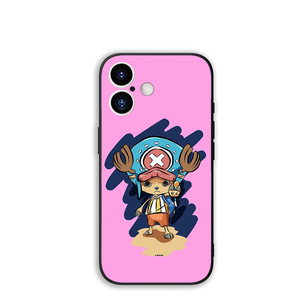 for Apple iPhone 17 16 15 11 Pro XS Max XR 6 7 8 Plus + SE 2020 5 16E Phone Cover Case Anime ONE PIECE Tony Chopper