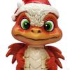 Christmas Decoration Dragon Figurine Miniature Lovely Xmas Statue Ornament for Home