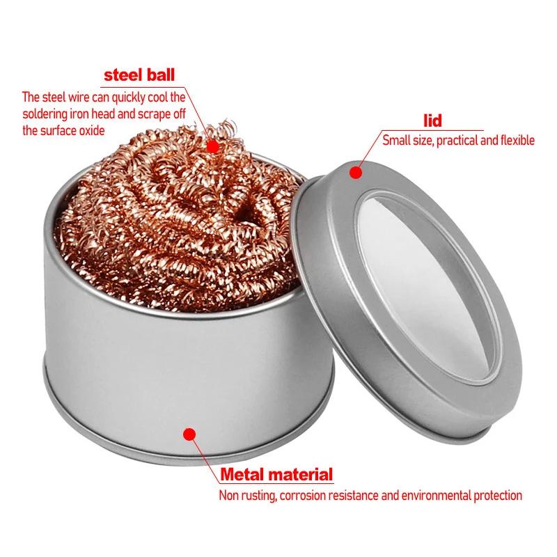 Iron Tip Cleaner, Cleaning Ball, Cleaning Tool, Quick Degreasing Electric Iron Cleaner Accessories