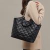 2025 New Women's Bag Autumn Winter Genuine Leather Shoulder Bag Large Capacity Quilted Tote Bag