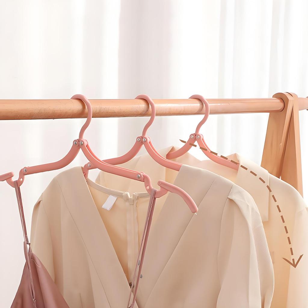 10 Pcs Travel Folding Hangers Cruise Ship Essentials Accessories Portable Household Multi Clothes Hanger Foldable Drying Rack