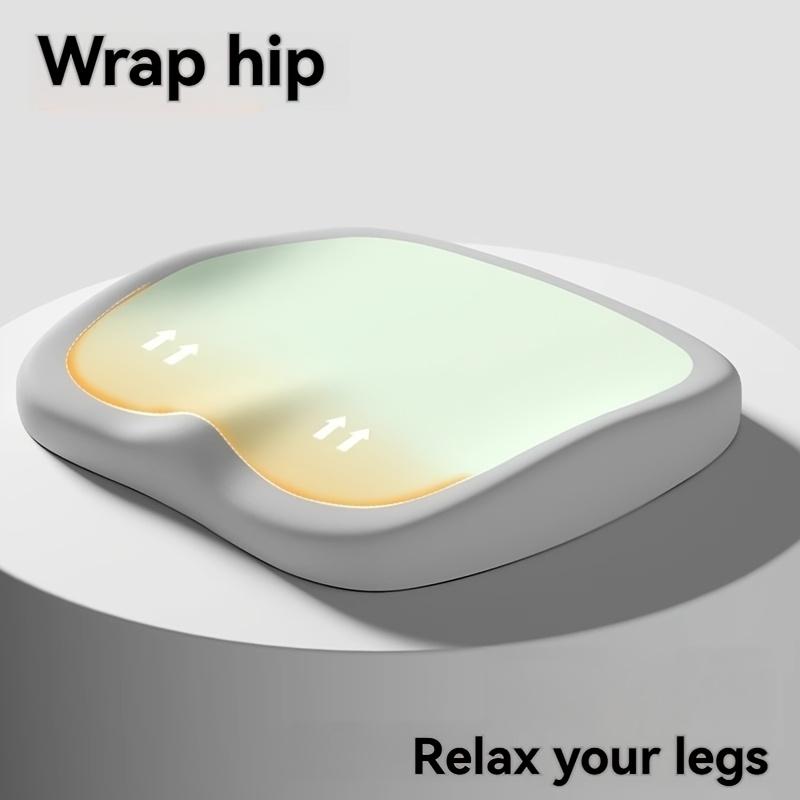 Uzun Süre Oturmak İçin Ergonomik Hafızalı Köpük Koltuk Minderi - Ayarlanabilir Kalça ve Bel Destek Pedi - Ofis, Araba ve Ev Kullanımı İçin Taşınabilir Sandalye Matı