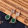 SACE GEMS Classic Retro Water Drop Copper Alloy Zircon Earrings for Women Wedding Party Gifts