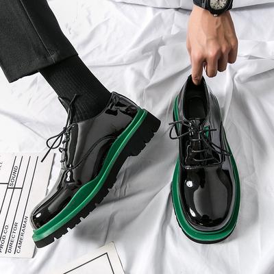 Oxford Schuhe Weiß Schwarz Brogue Herren Leder Formelle Kleiderschuhe Mann Bequemes Büro Party Schuhwerk Herren Designer Flats