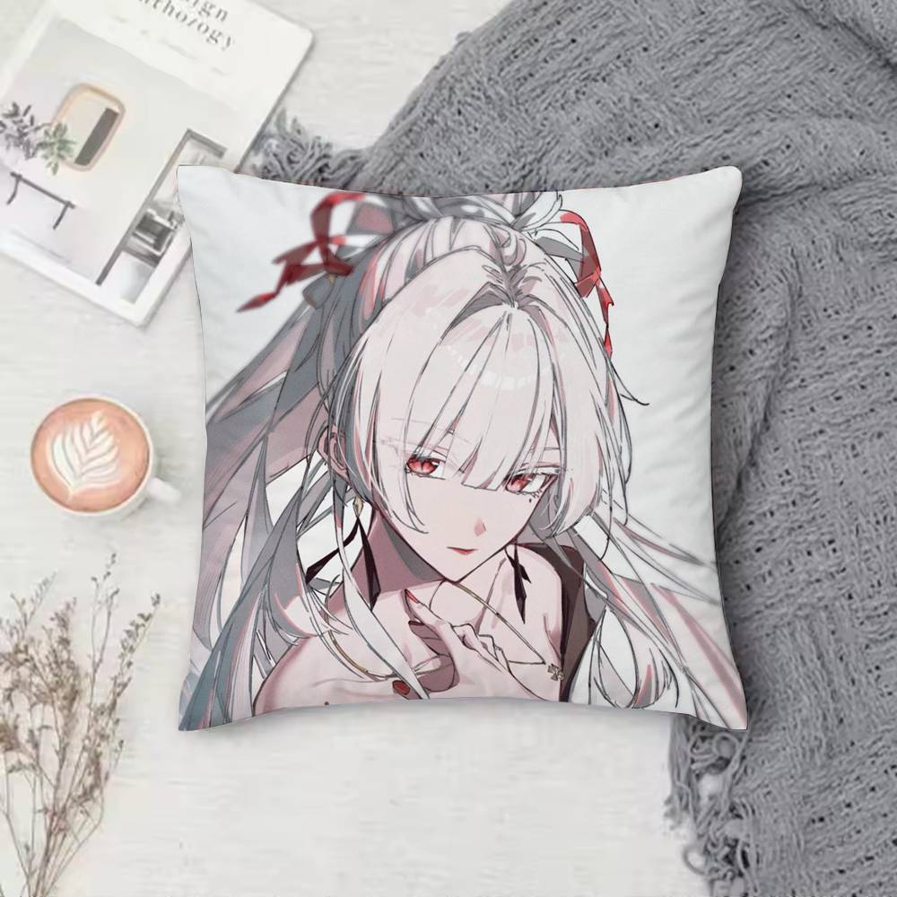H-Hiyuki W-Wuthering W-Waves Pillow Case Pattern Printed Pillowcase For Living Room Sofa Cushion Cover